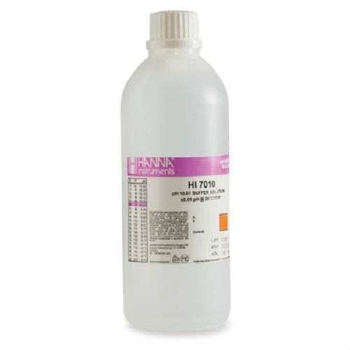 HI7010L 10.01 pH Calibration Buffer Solution (500 ml) Bottle - Hanna Instruments