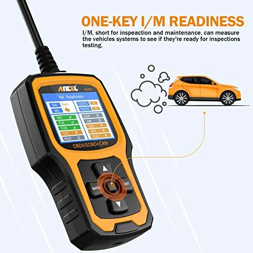 ANCEL AD410 OBD2 Scanner Car Diagnostic Scan Tool Check Engine Fault Code Reader