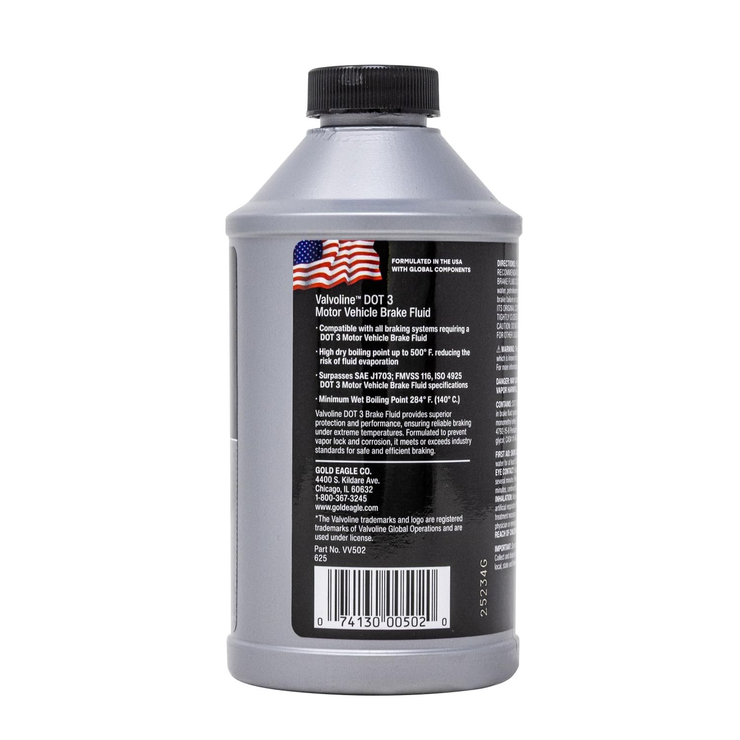 High-Performance 12oz DOT 3 Brake Fluid for Optimal Braking Protection & Safety