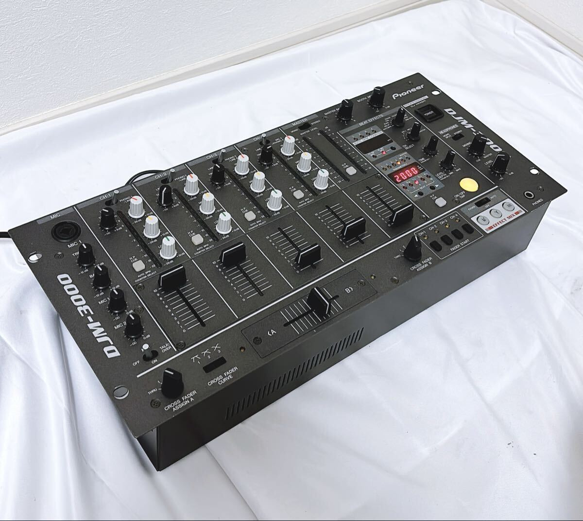 Pioneer DJM-3000 Professional DJ Mixer 4-Channel Rackmount Tested Working JAPAN