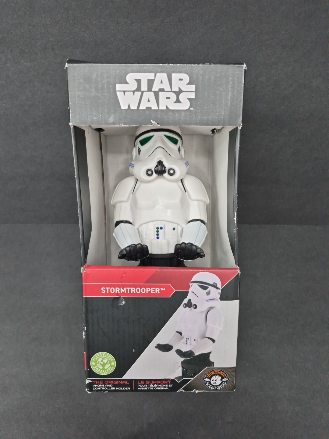 Star Wars Stormtrooper Phone & Game Controller Holder by Cable Guys: New
