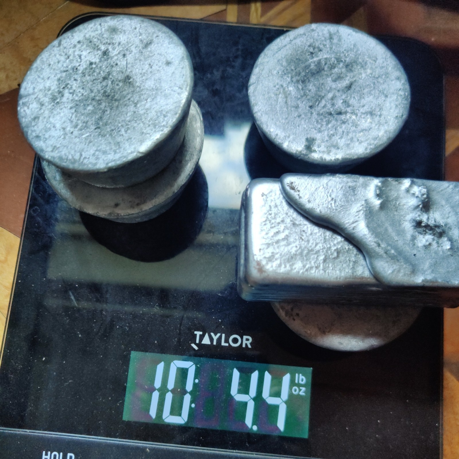 lead ingots 10+ lbs  from tire weights
