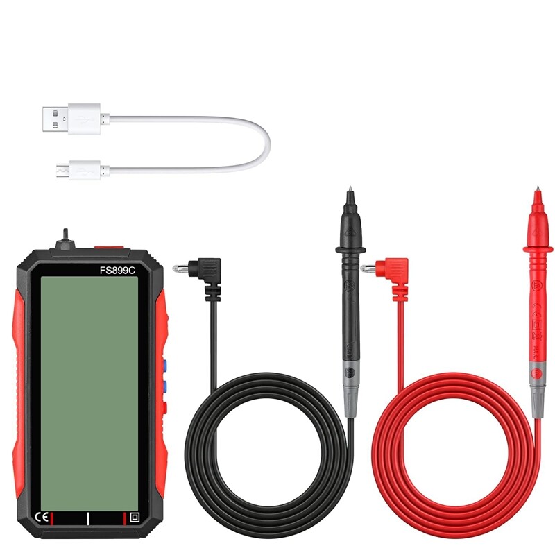 USB Multimeter, Digital Voltmeter with 4.8 LCD Screen, Multi-Test1738-