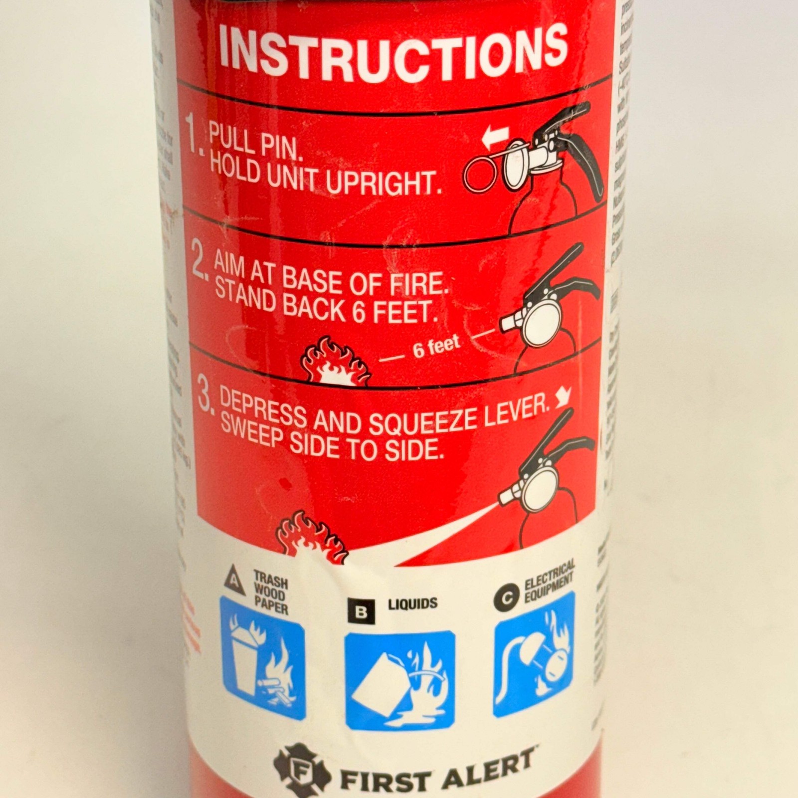 FIRST ALERT(2 PACK) Home1 Multipurpose ABC Rechargeable Fire Extinguisher 2.5 Lb