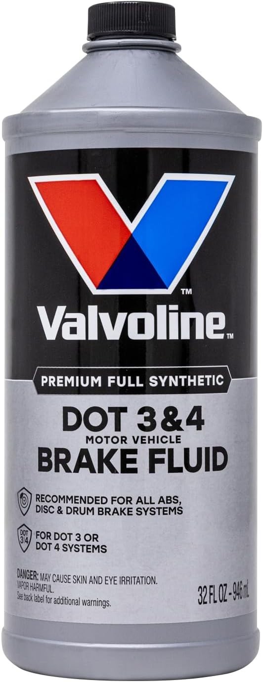 DOT 3 & 4 Synthetic Brake Fluid with High Boiling Point, Corrosion Protection, V