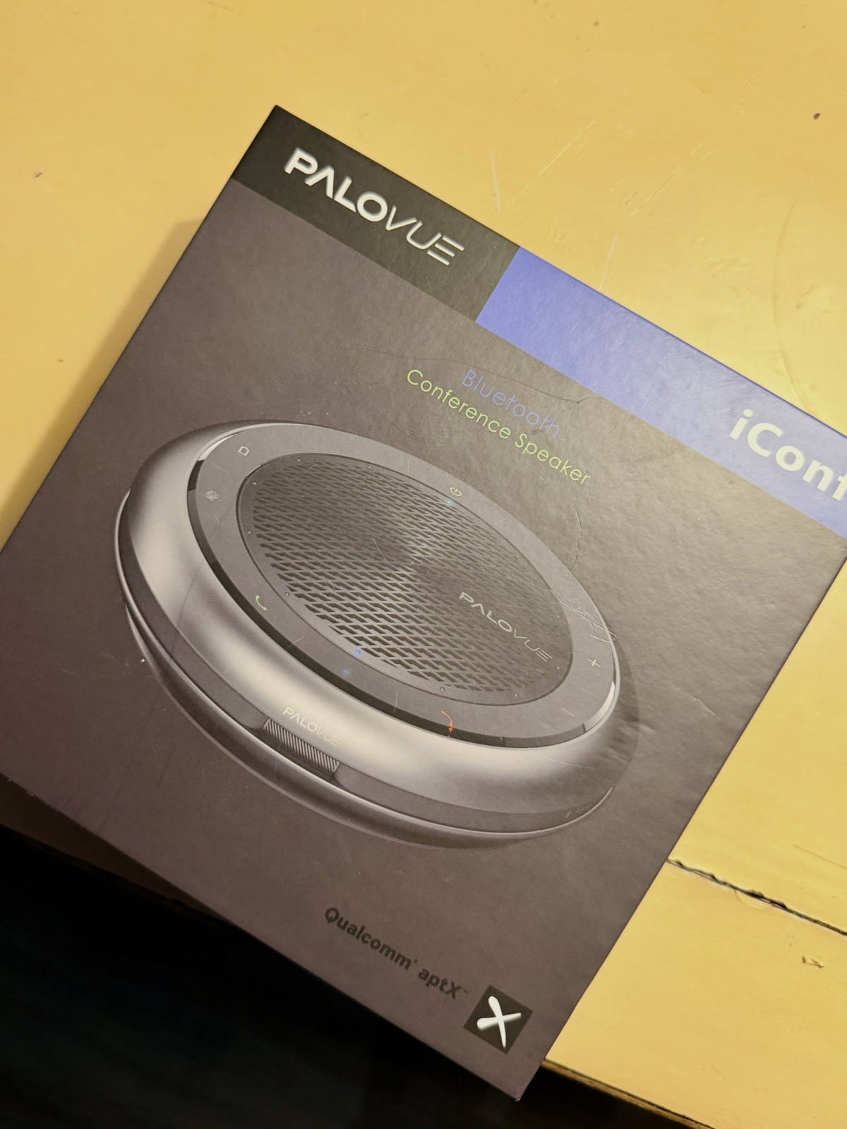 Speakerphone Palovue iConf Bluetooth Conference Speaker 5.0 Speakerphone NEW