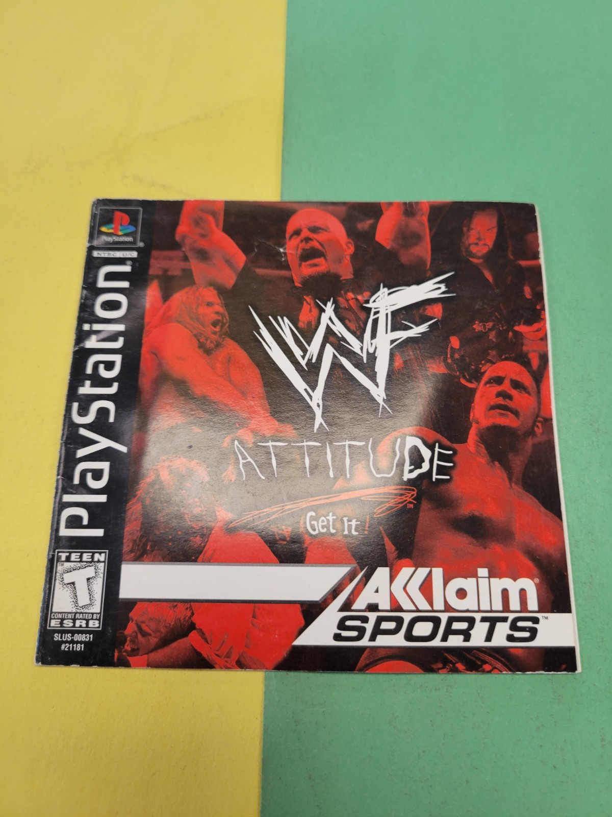 WWF Attitude  |  PS1  |  Manual ONLY!