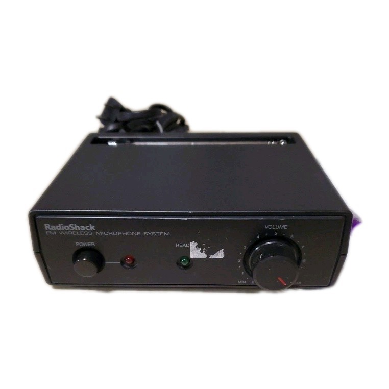 Radio Shack FM Woreless Micophone System Cat. No. 32-1221B