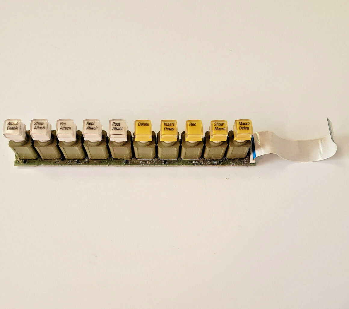 Grass Valley User Definable Switch Subpanel 671-4995-00A