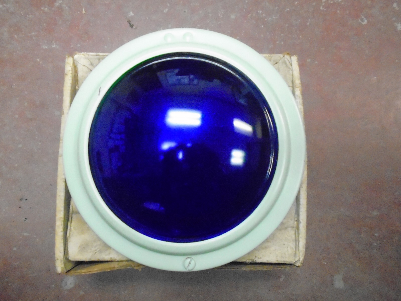 NOS Blu Dome Light for Military Shelter or Commo Box on Military Truck or Camper