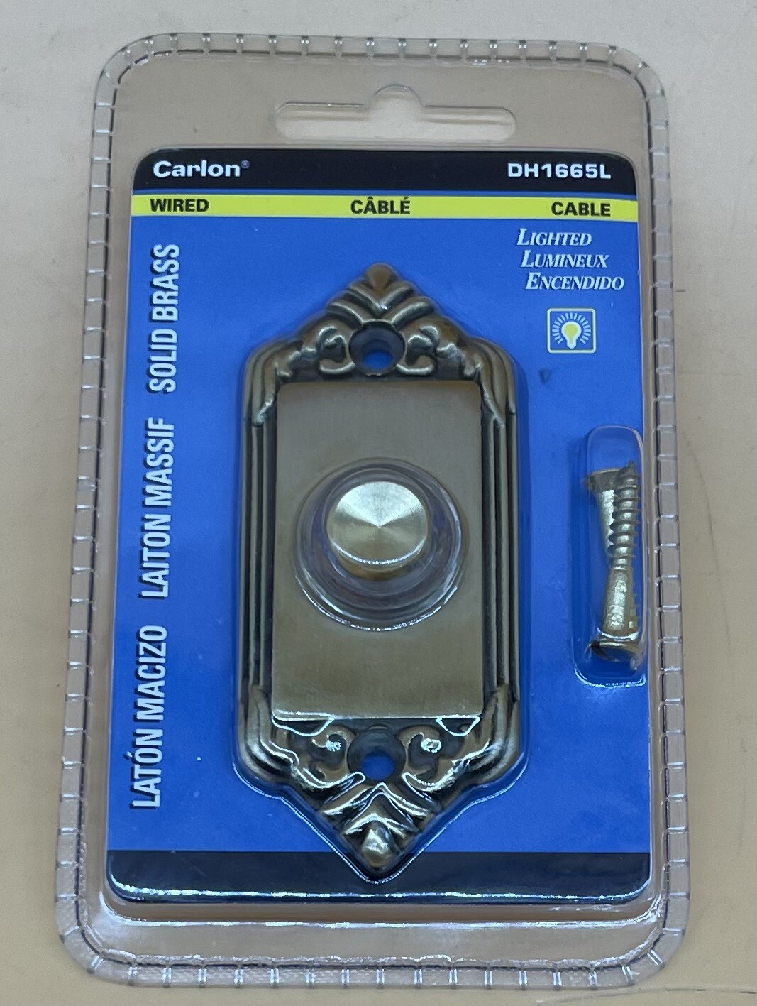 Carlon DH1665L LED Wired Doorbell