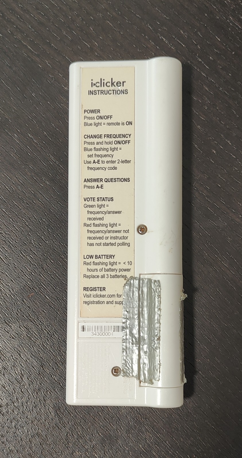 iClicker Student Remote