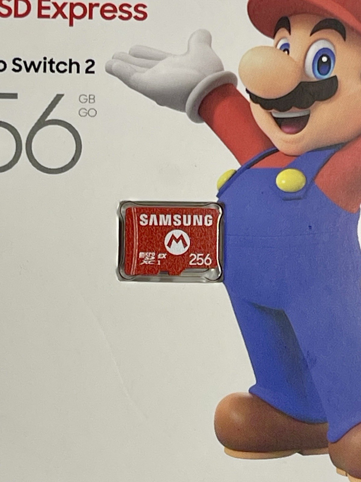 Nintendo Switch 2 Micro SD Express Card 256GB MARIO Edition Samsung