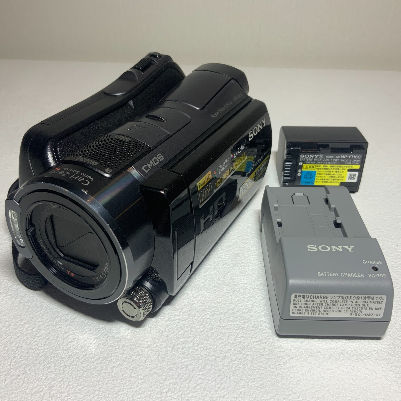 [NEAR MINT] SONY HDR-SR12 Handycam Camcorder "NightShot OK" Tested!! From Japan