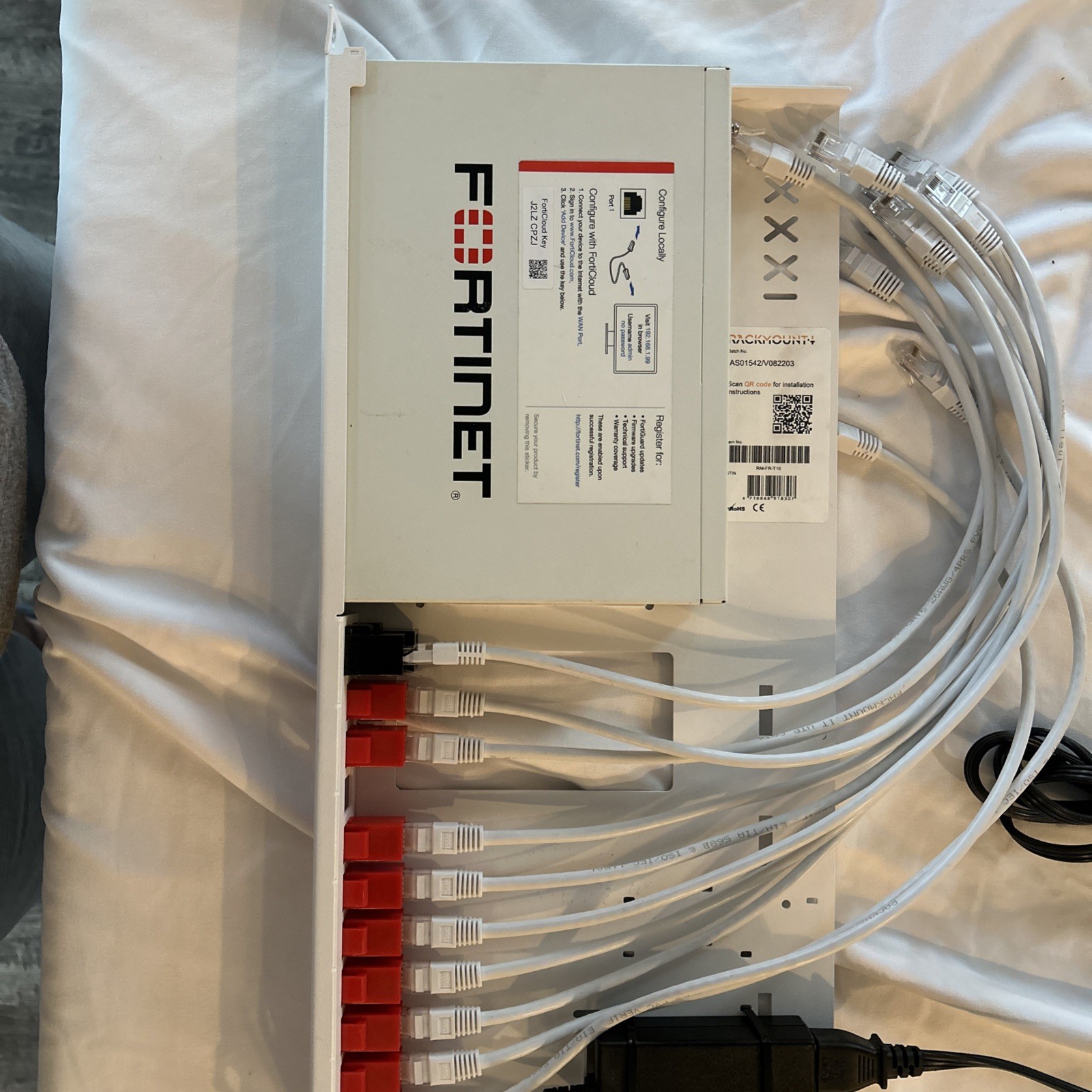 Fortinet Fortigate 60E Network Security Firewall FG-60E Rack Mount Combo