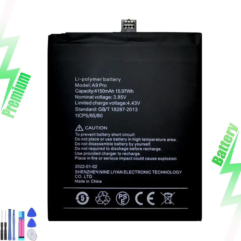 New Replacement Battery 4150 mAh for UMIDIGI A9 Pro Smartphone
