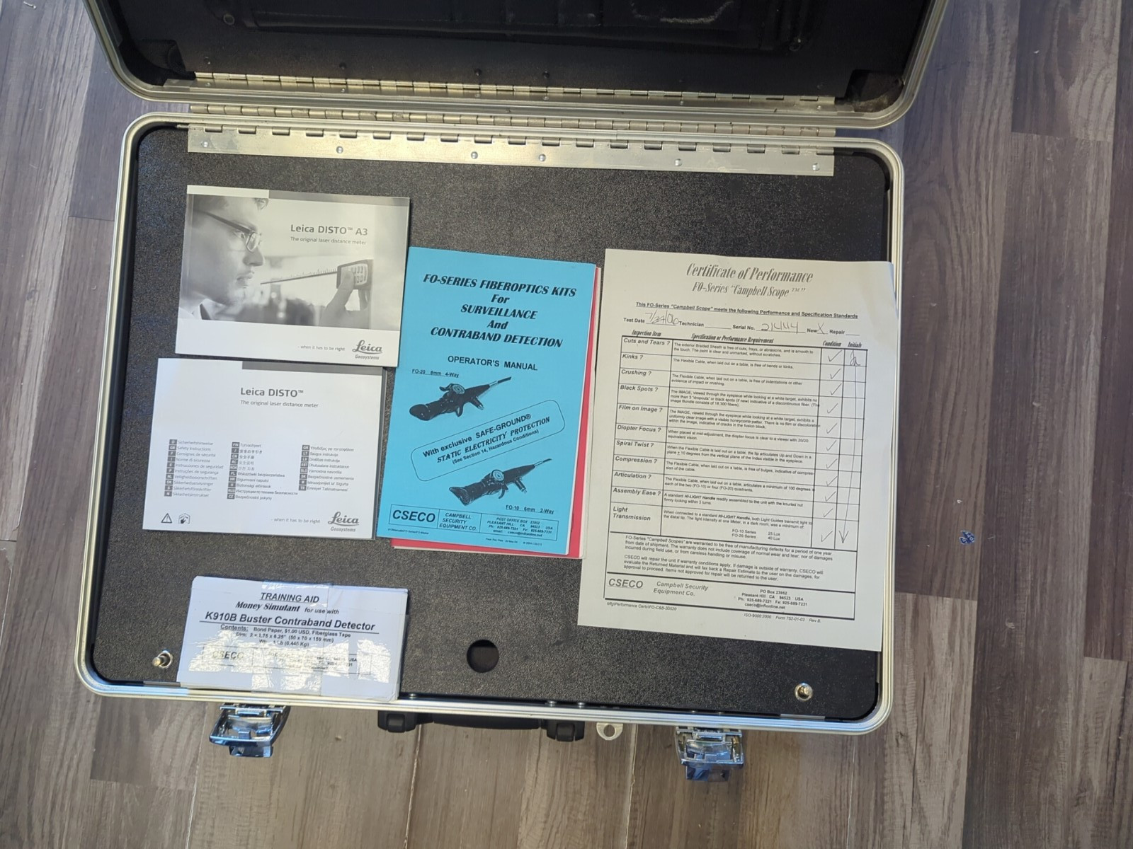CSECO CT-30 CONTRABAND TEAM INSPECTION KIT