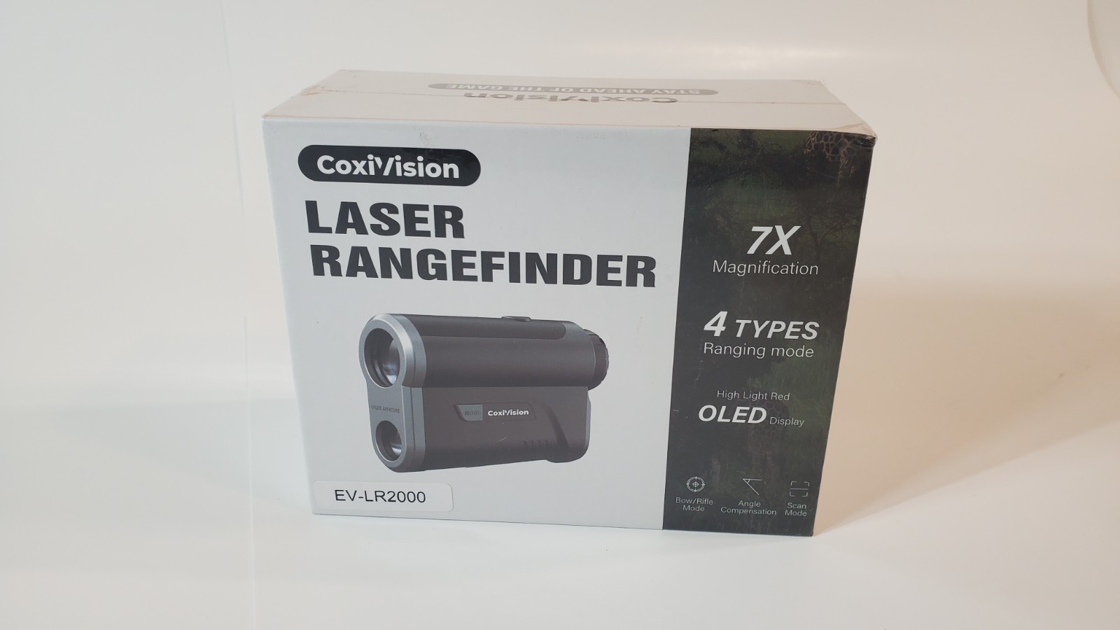 7X Range Finder (2000 Yard) OLED Screen for Rifle Hunting or Golf Shooting