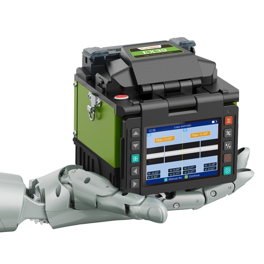 Mini Optical Fiber Fusion Splicer EX39 Handheld Fttx Fiber Splicing Machine