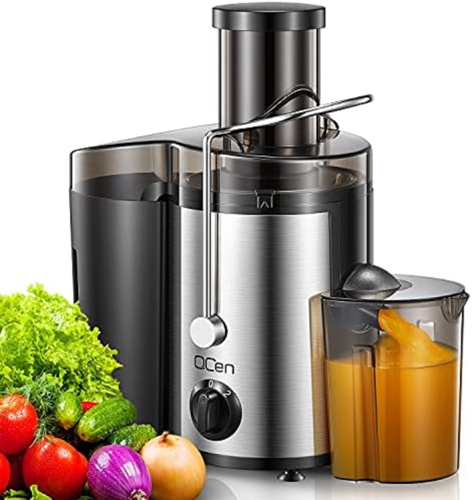 Extractor De Jugos Para Frutas y Vegetales Exprimidor De jugo Acero Inoxidable