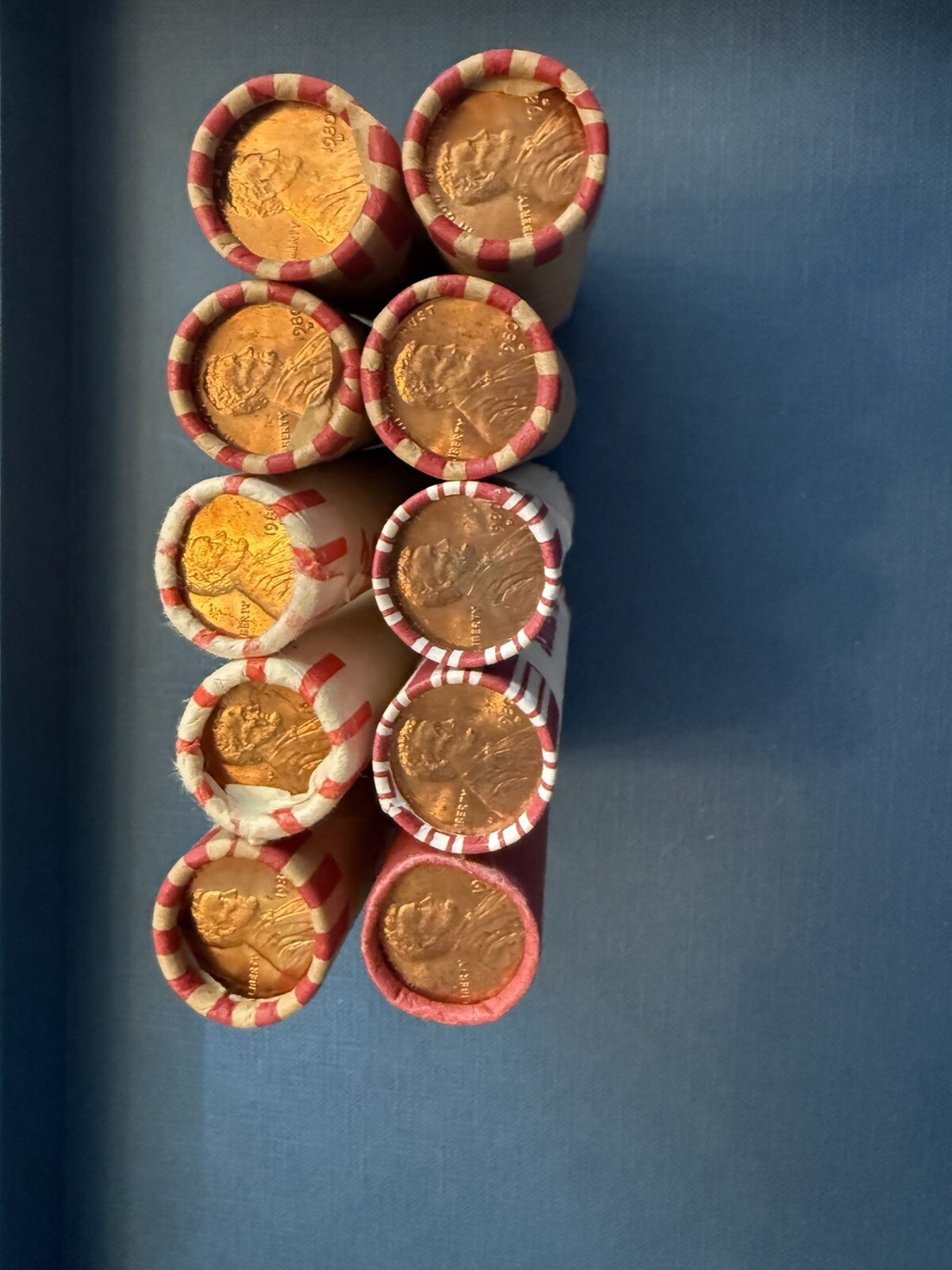 1980-D "BU"  LINCOLN MEMORIAL CENT PENNY ROLL  50 COINS
