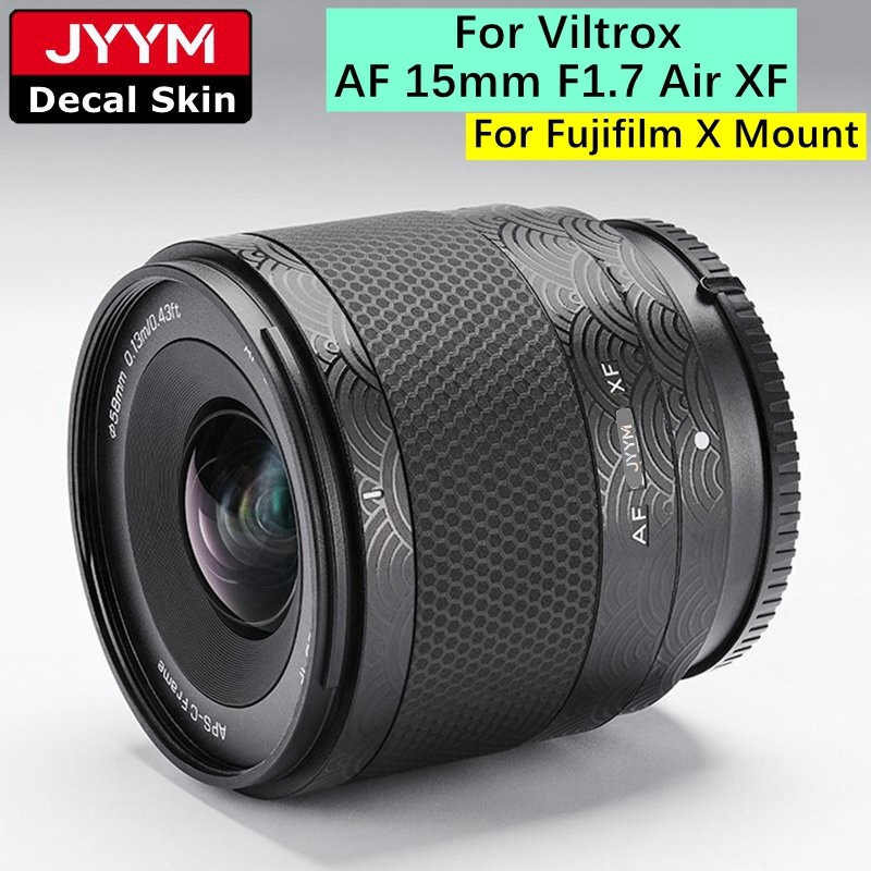Decal Skin Viltrox AF 15mm F1.7 Air XF Lens Sticker Vinyl Wrap Protective Film