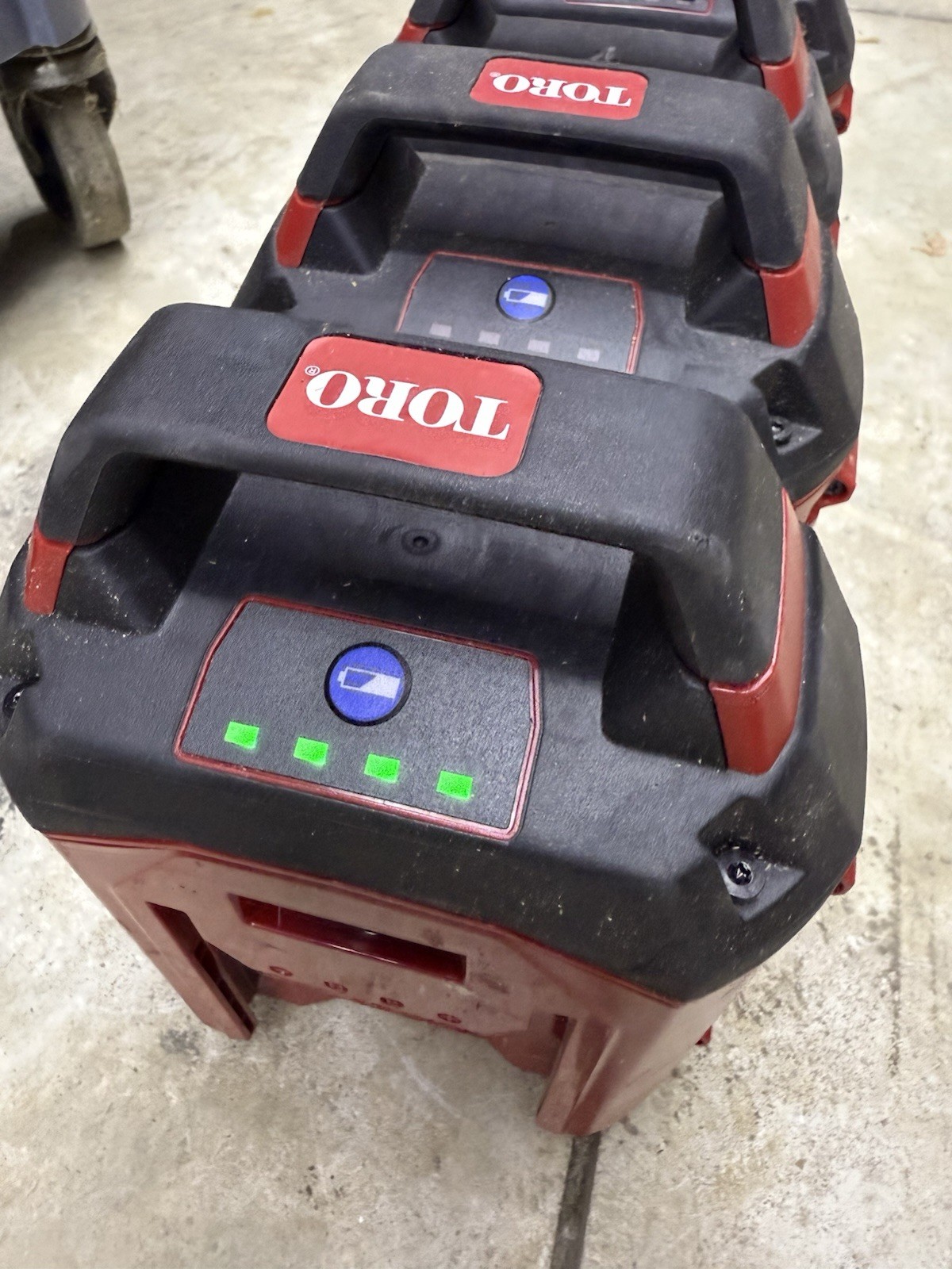 4x Toro 60V Flex-Force 2.0ah Batteries