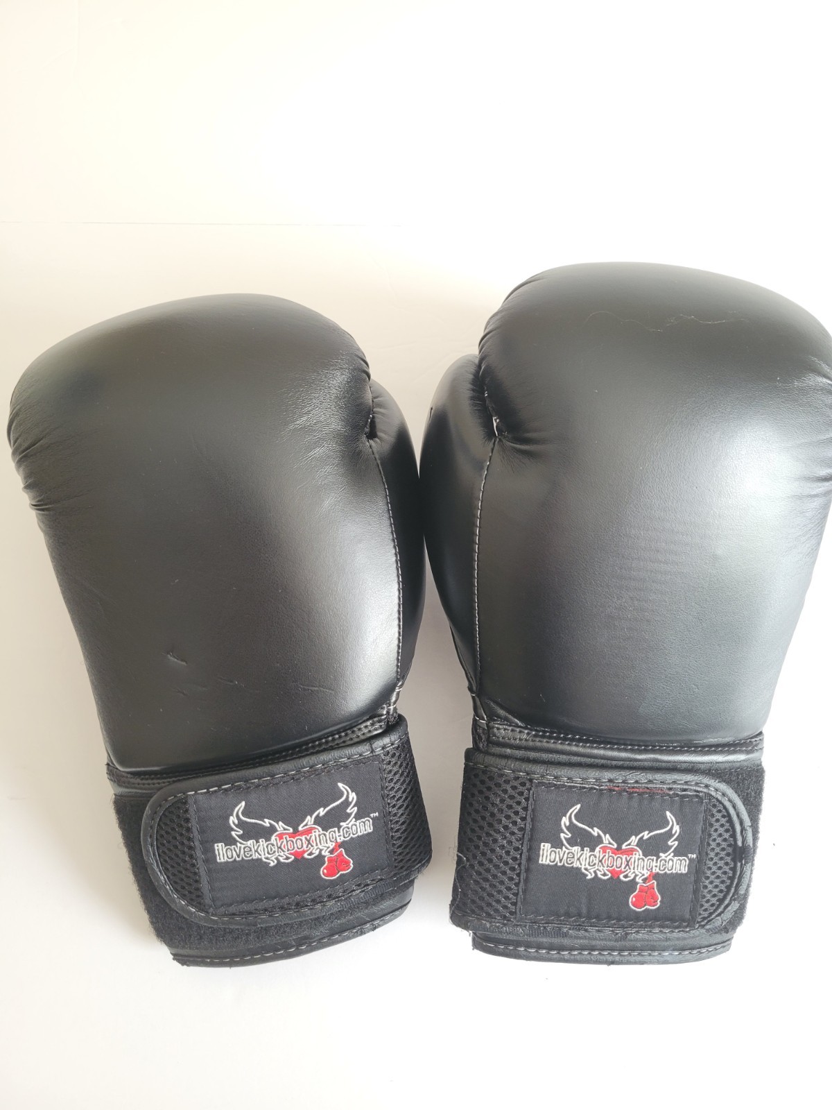 I Love Kick Boxing Black Unisex~ Adult 12 oz. Century Boxing Gloves