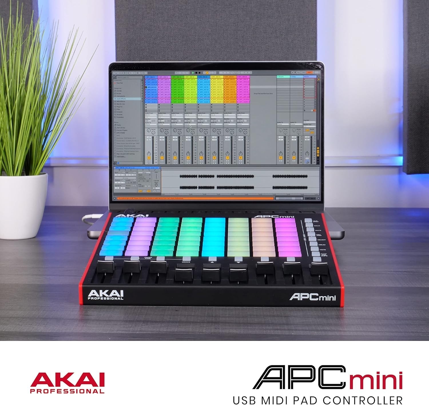 Ableton Live Lite Controller with 64 RGB Pads/-