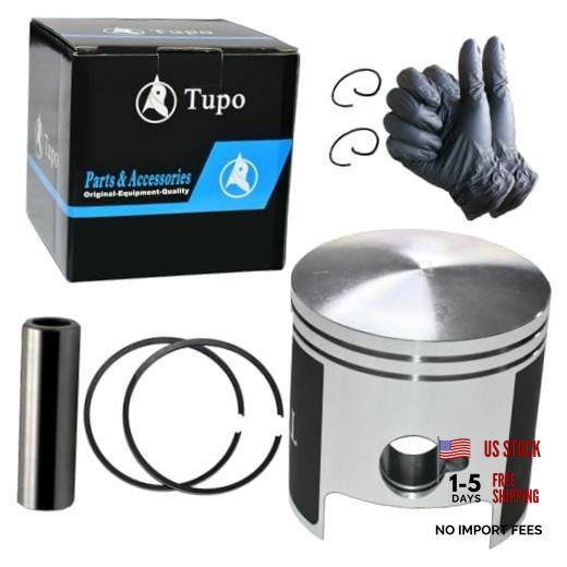 BJX250-72 Piston Kit 2-Stroke 72mm Compatible with Polaris 250 Trail Boss