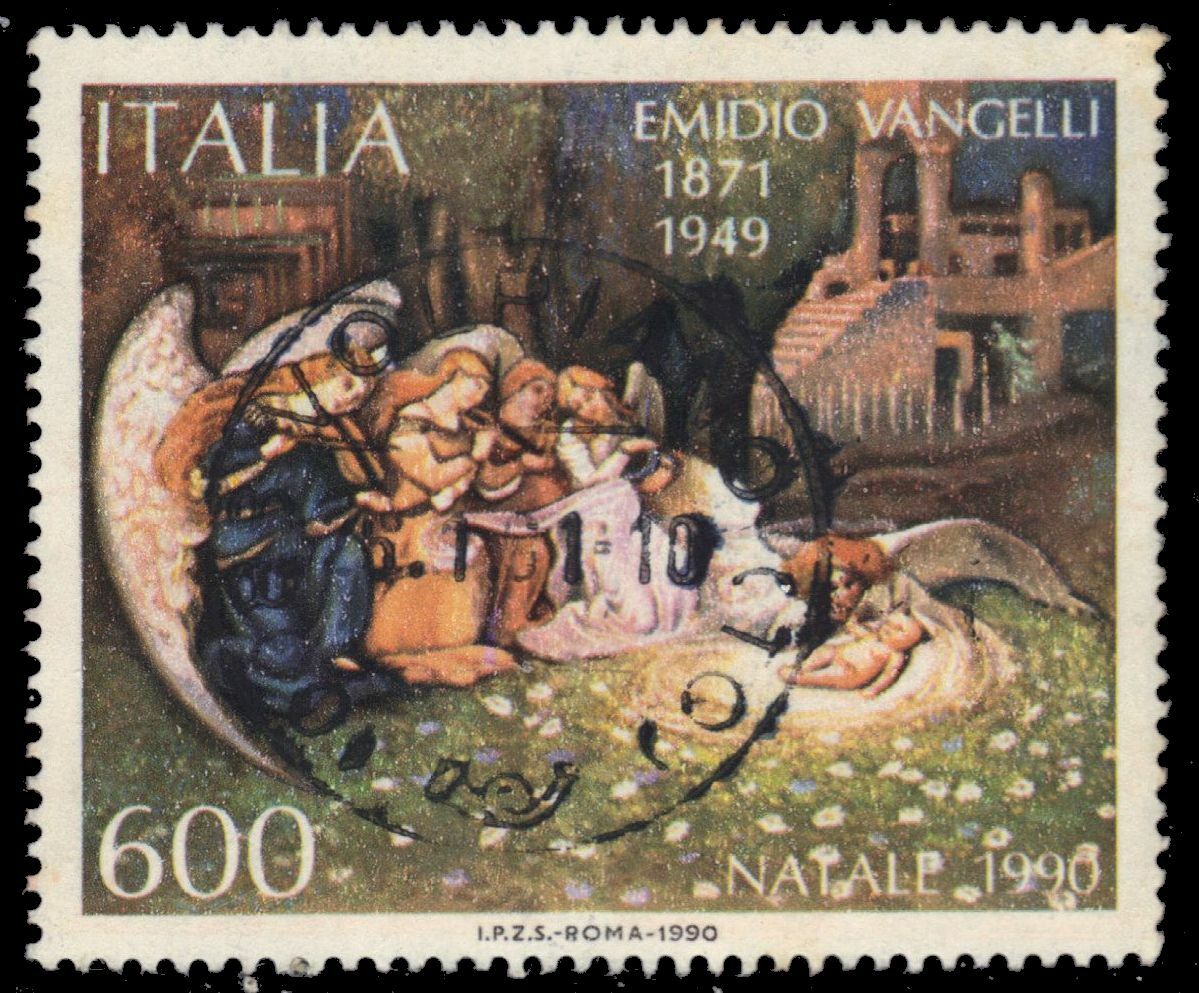 ITALY 1822 - "Nativity" by Emidio Vangelli (pb29212)