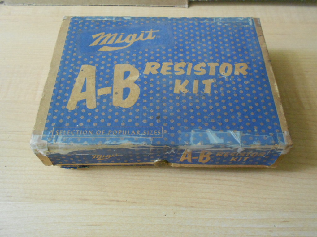 Migit A-B Resistor Kit with Selection of Popular Sizes Original Lot of Parts
