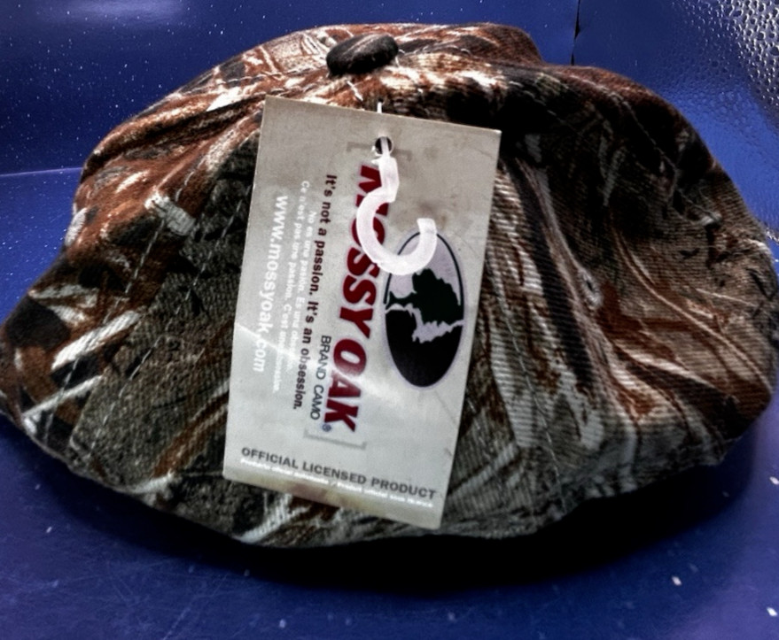 Mossy Oak Ducks Unlimited DU Kansas Adjustable Hat Cap Camo Hunting Outdoor NWT