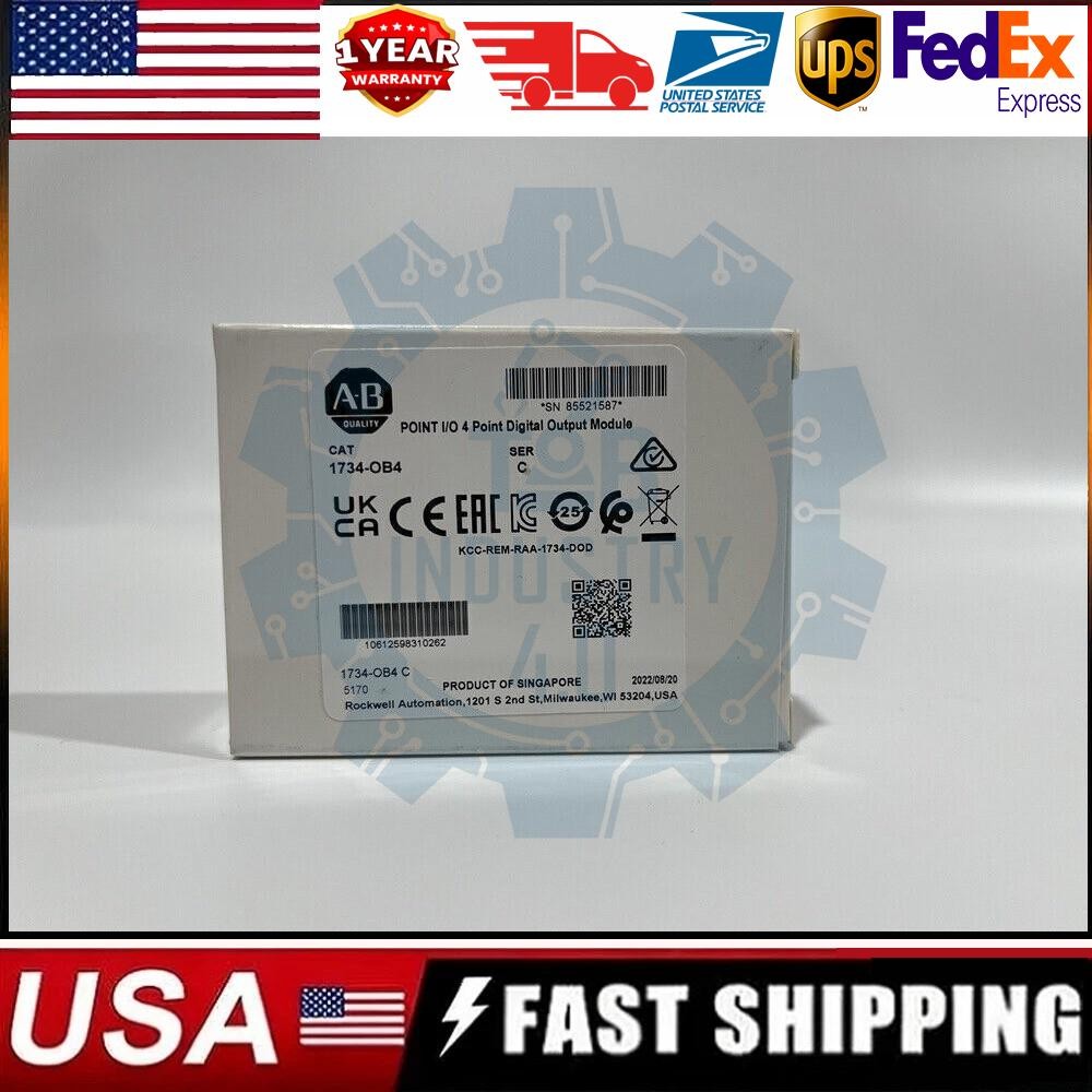 AB 1734-OB4 POINT I/O 4Point Digital Output Module 1734OB4 NIB US Free Tax