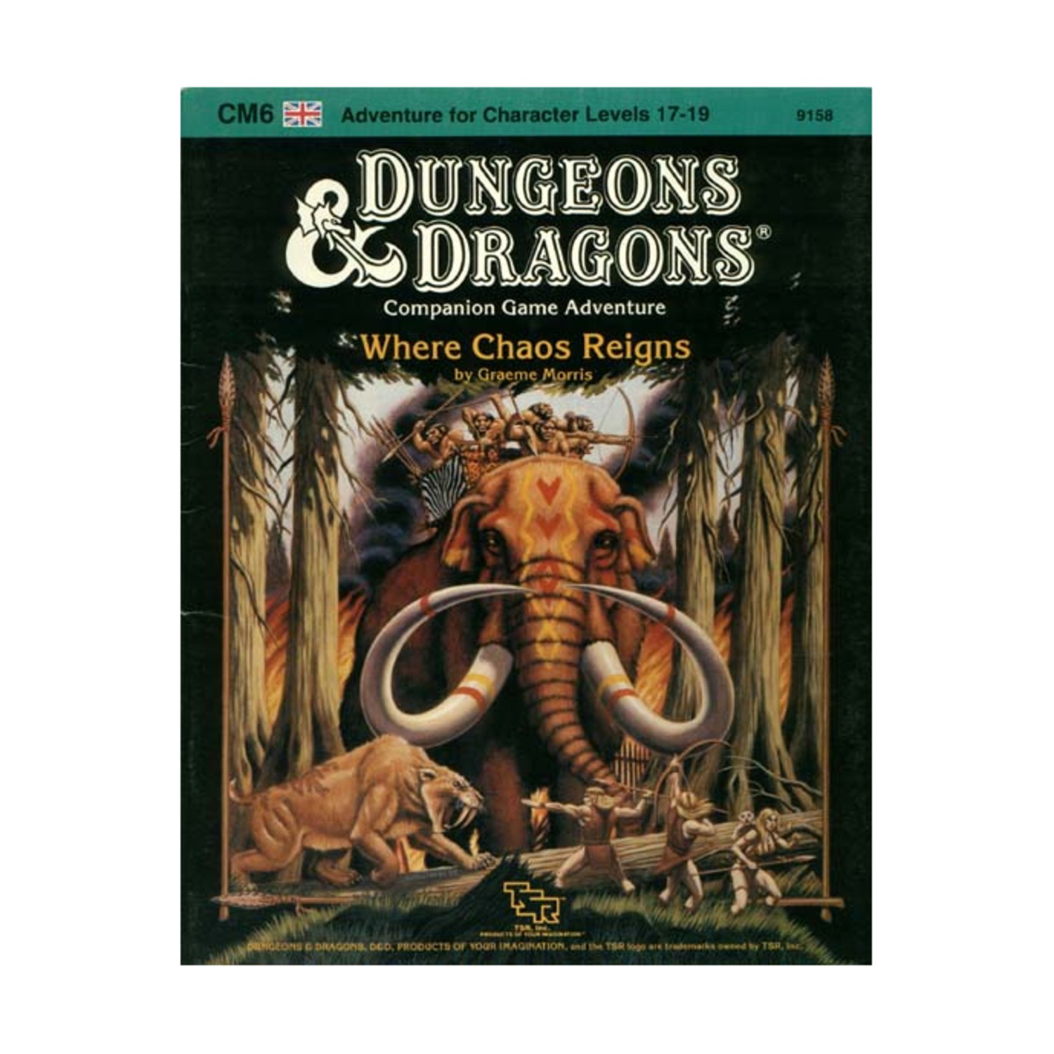 TSR Basic D&D Where Chaos Reigns Fair+