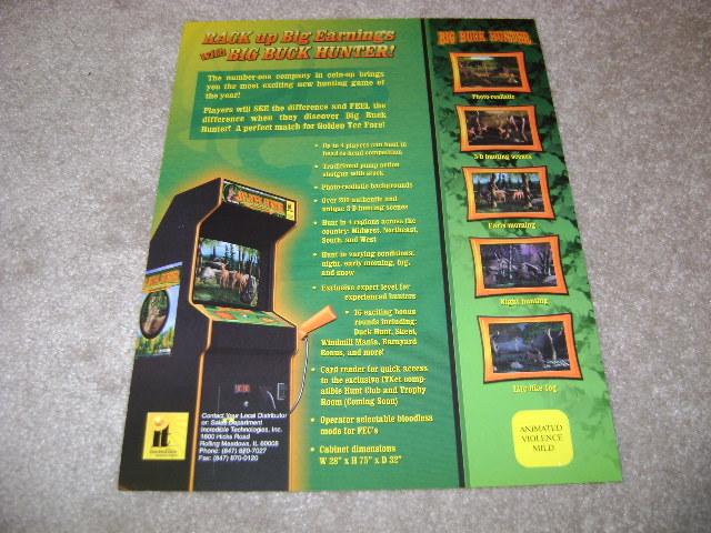 BIG BUCK HUNTER video flyer