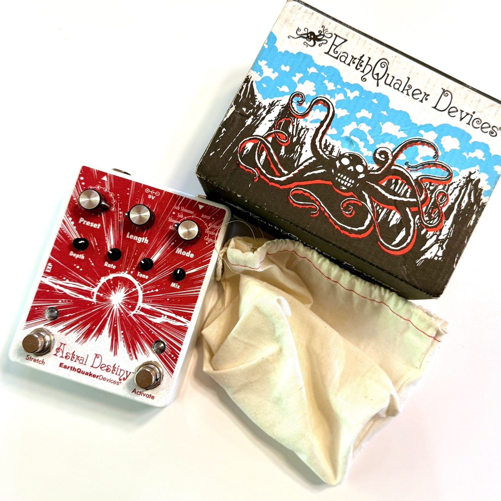 EarthQuaker Devices Astral Destiny Octave Reverb Guitar Pedal * INCLUDES BOX
