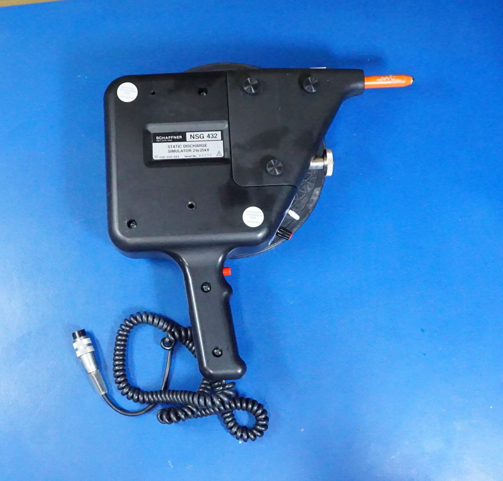 Schaffner NSG 432 Static Discharge Simulator ESD Gun EMC Test Kit in Case