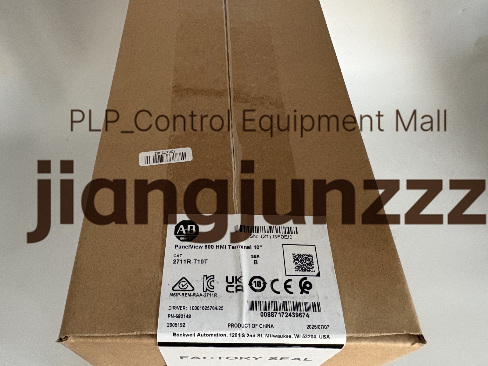 1PCS New Allen-Bradley 2711R-T10T 800 10.4-INCH HMI TERMINAL Fast delivery