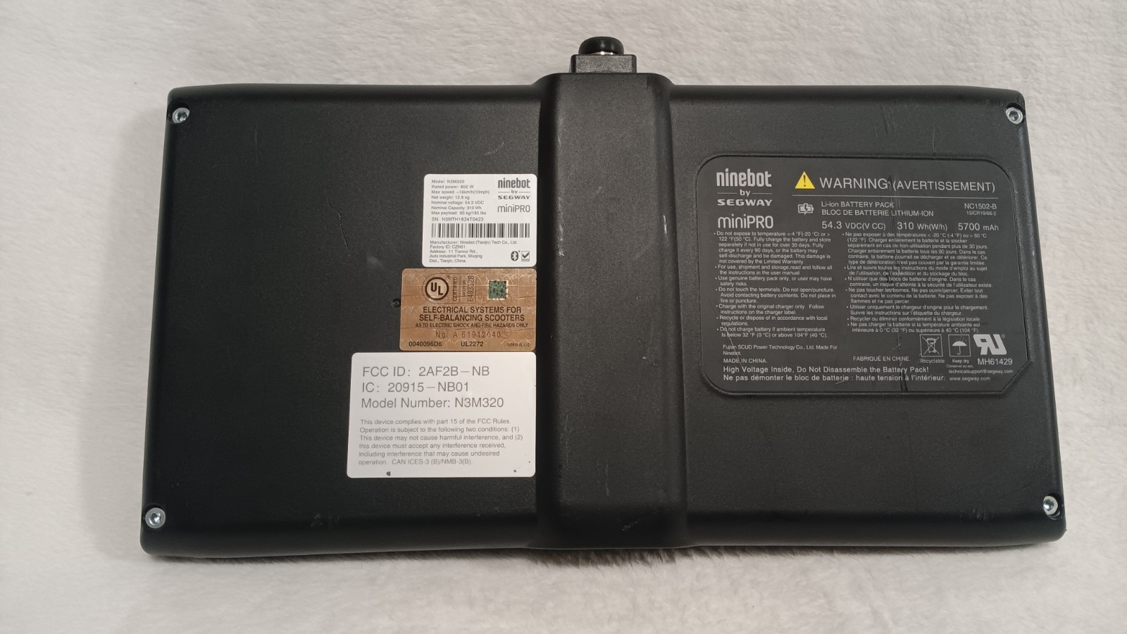 ninebot mini pro battery