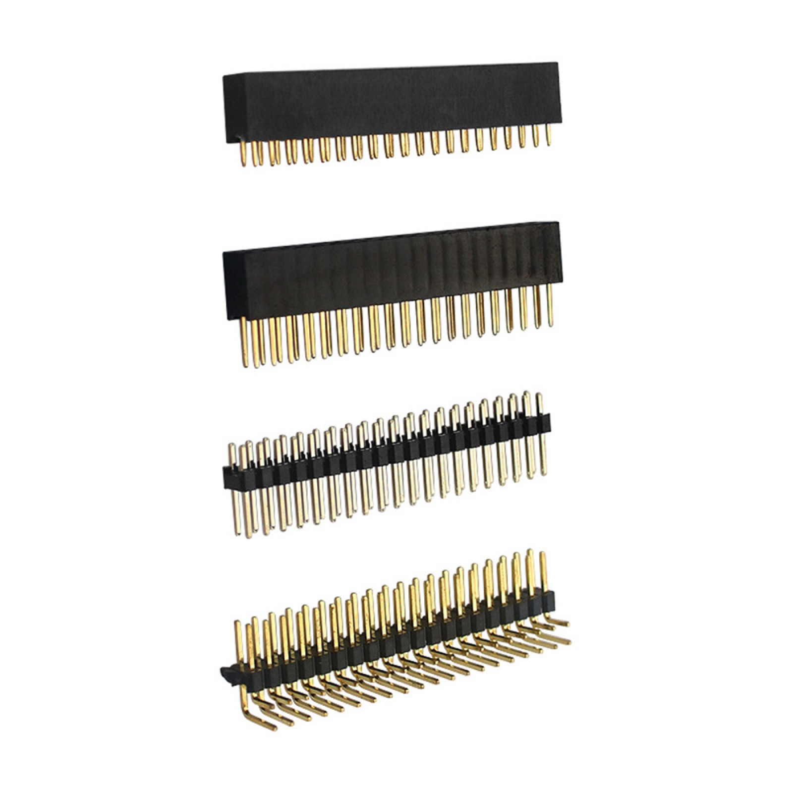 4x 2x20 PIN Socket Dual Male Header Pin Connector for Raspberry Pi Zero/Zero W