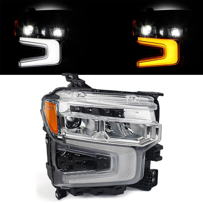 For 2022-2025 Chevy Silverado 1500 LT RST Chrome Full LED Headlight Passenger RH