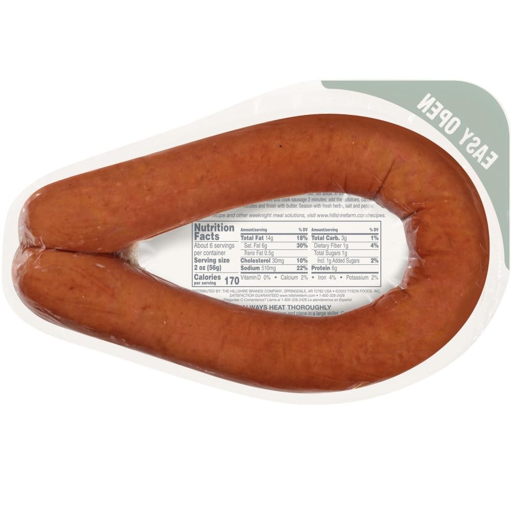 Delicious Beef Smoked Sausage Rope, 12 oz - Quick and Easy Dinner Solution