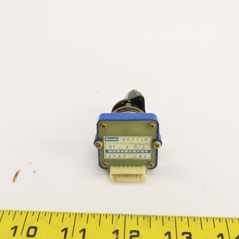 Tosoku 01J8/3 Rotary DP Selector Switch 17-Position GFED CBA