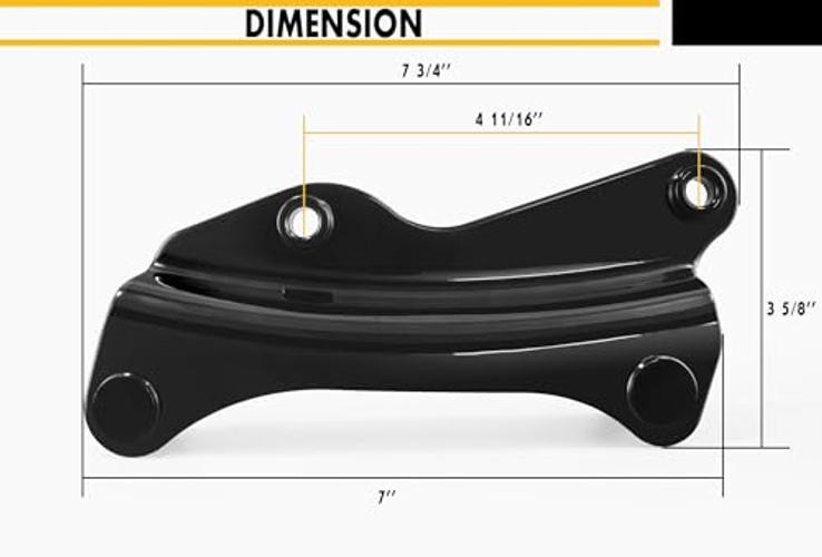 4 Point Docking Hardware Kit for Harley Touring | 2014-2026 Electra Gloss Black