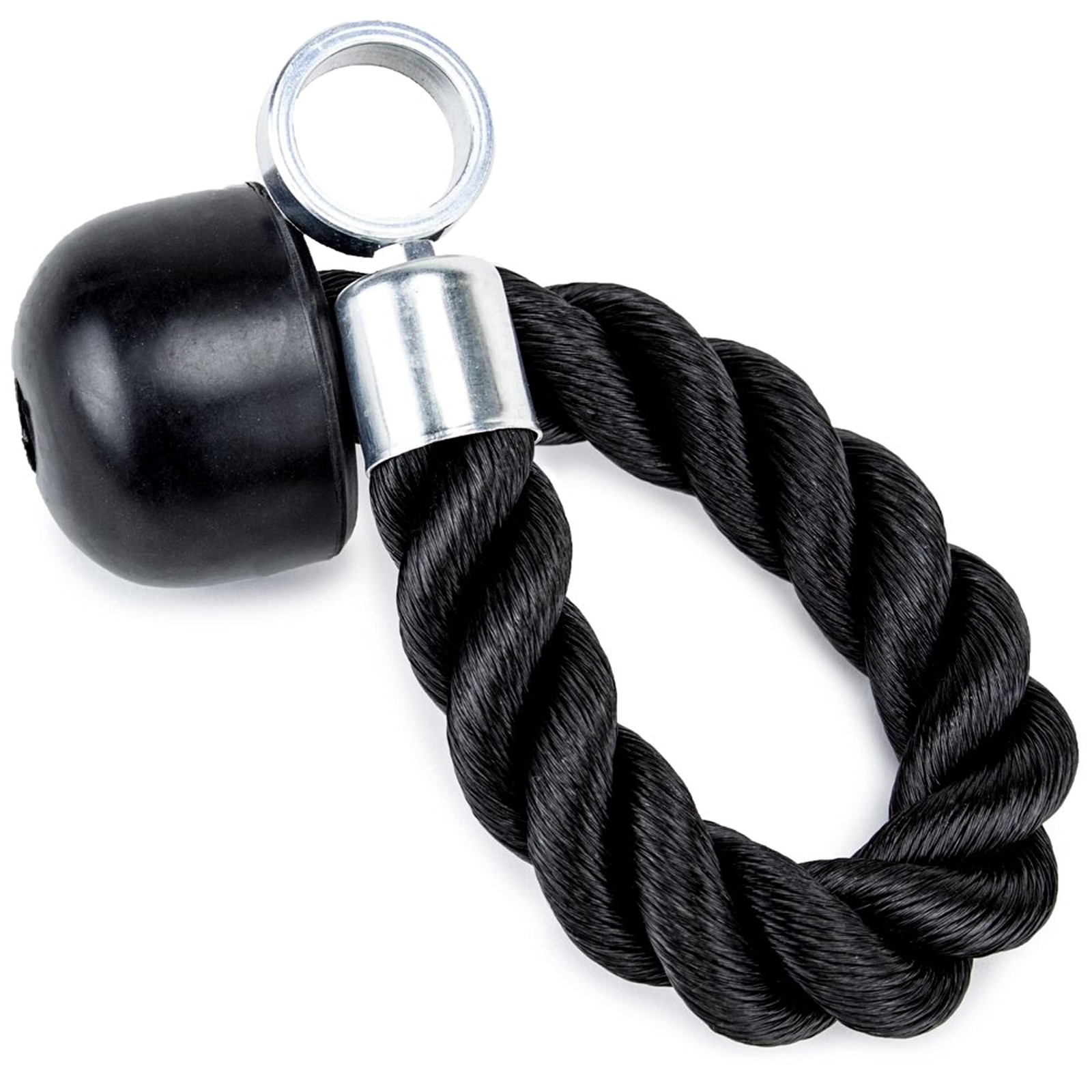 Single Grip Tricep Rope with Cable Machine Attachment