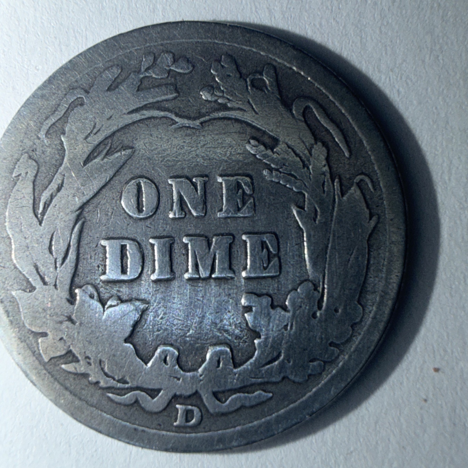 Nice 1912-D 10C 90% Silver US Barber Dime Coin