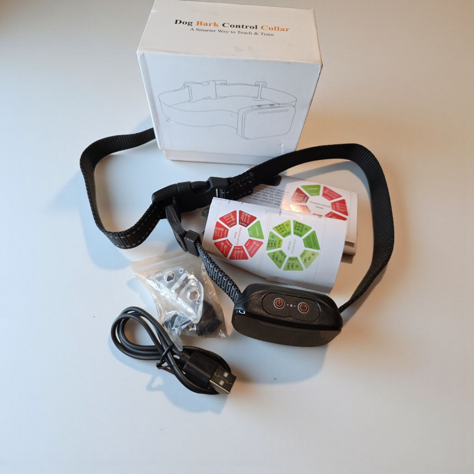 Dog Bark Control Collar. New In Box. USB Charger. New And Fits All