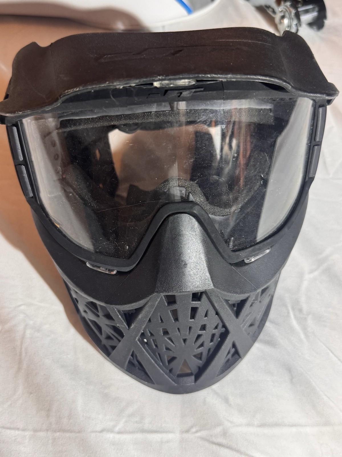 JT Paintball Mask Goggles with Strap Black Adjustable