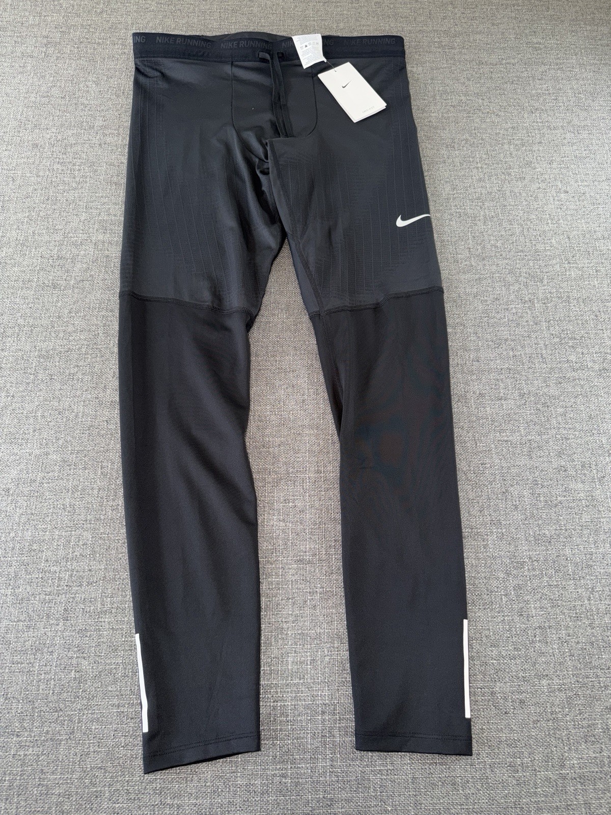 Nike Phenom Men's  Large Dri-FIT Running Tights CZ8823-010  $90 Retail